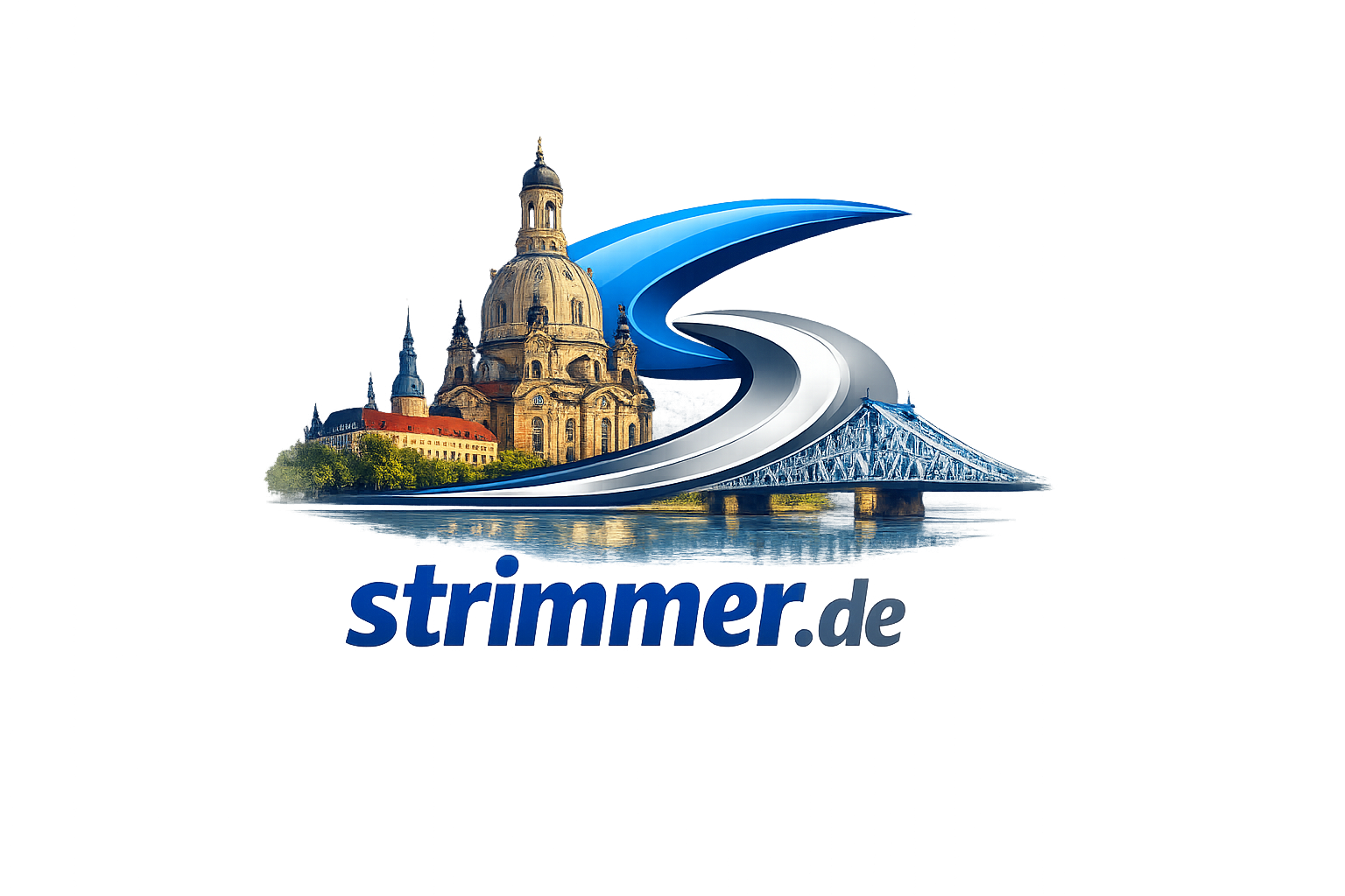 Logo Strimmer.de mit Dresden-Elementen